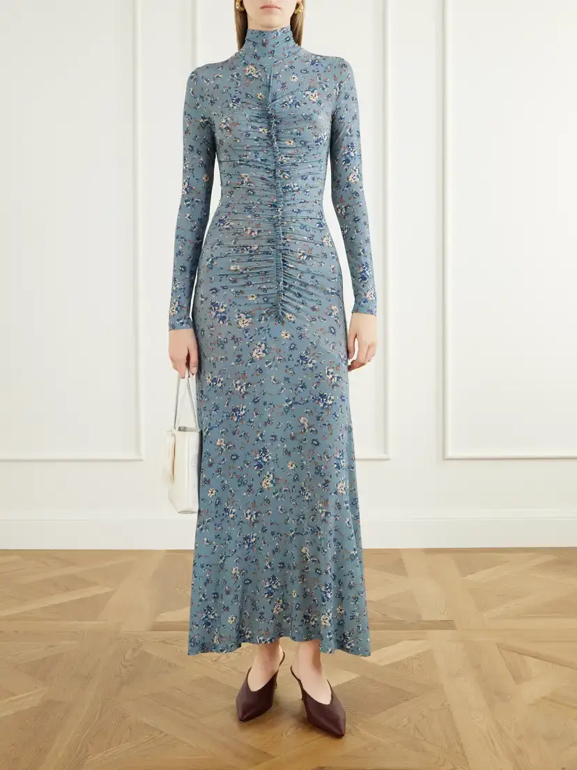 Ulla Johnson Ida Floral-print Stretch-jersey Midi Dress | Thumbnail 2 Ulla Johnson Ida Floral-print Stretch-jersey Midi Dress | Thumbnail 2