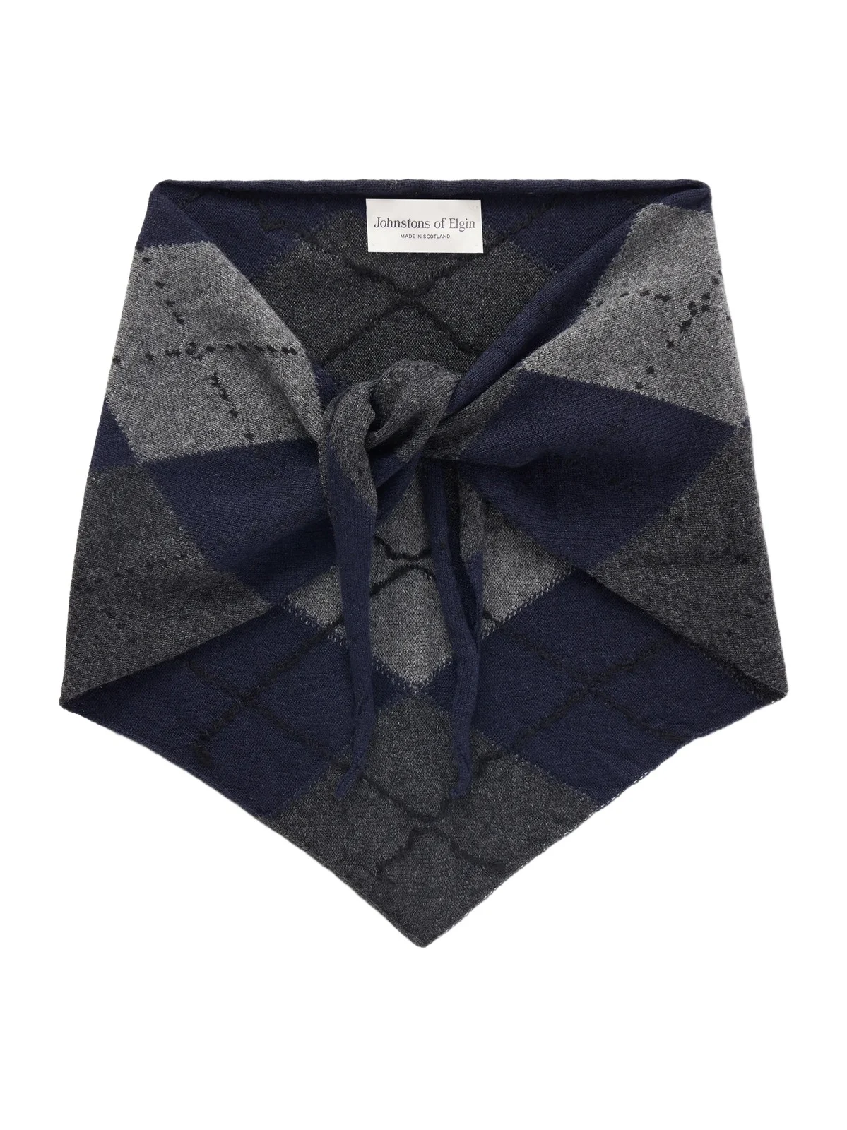 Johnstons of Elgin Clan Checked Cashmere Scarf