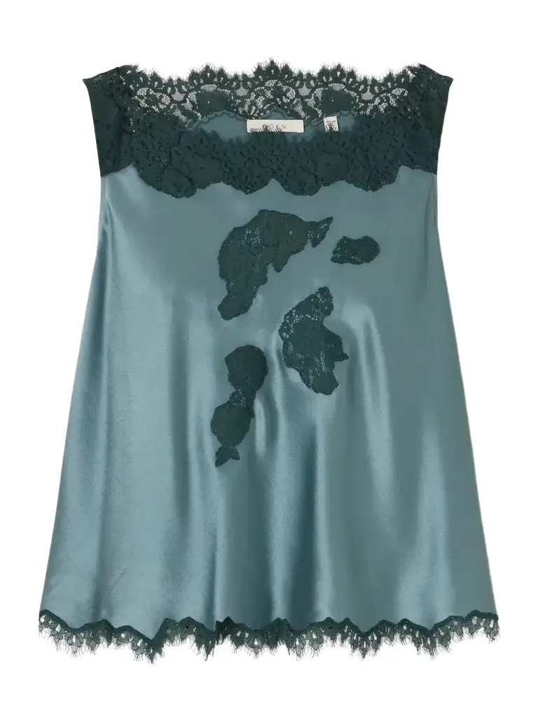Valerina Lace-trimmed Silk Cami Valerina Lace-trimmed Silk Cami