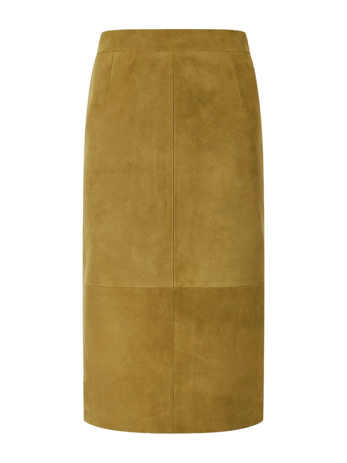 Altuzarra Hank Paneled Suede Knee-length Skirt