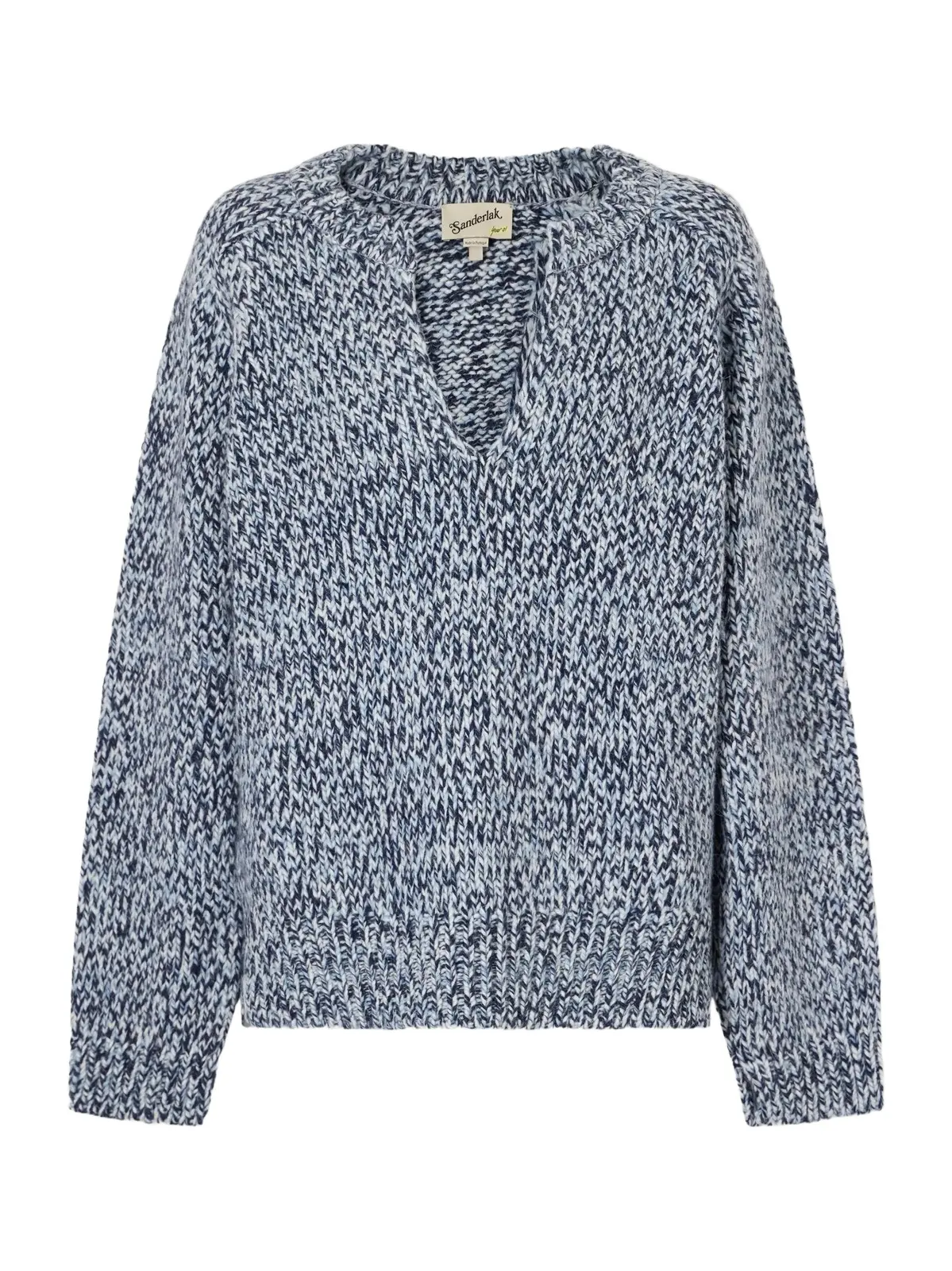 Sanderlak Alpaca And Wool-blend Sweater - Blue
