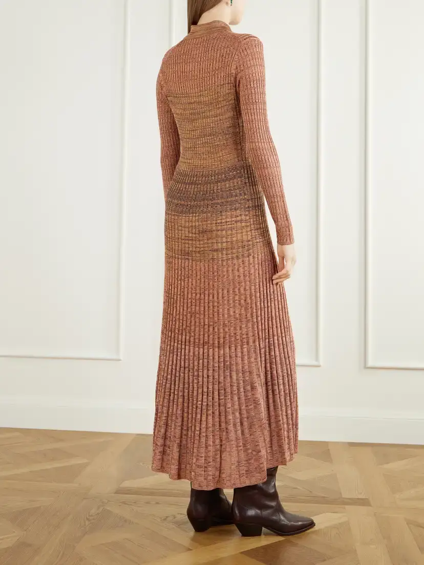 Zimmermann Mouline Ribbed Jersey Midi Dress | Thumbnail 3 Zimmermann Mouline Ribbed Jersey Midi Dress | Thumbnail 3