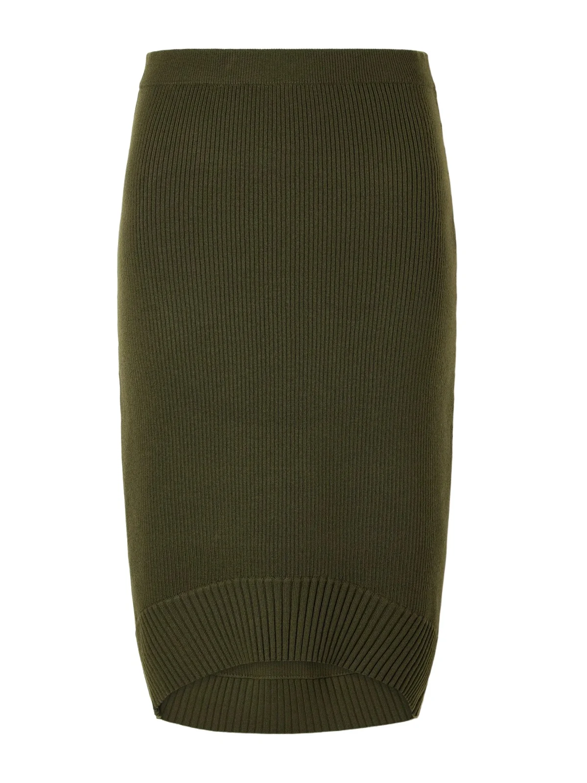 Ribbed Wool-blend Midi Skirt Ribbed Wool-blend Midi Skirt