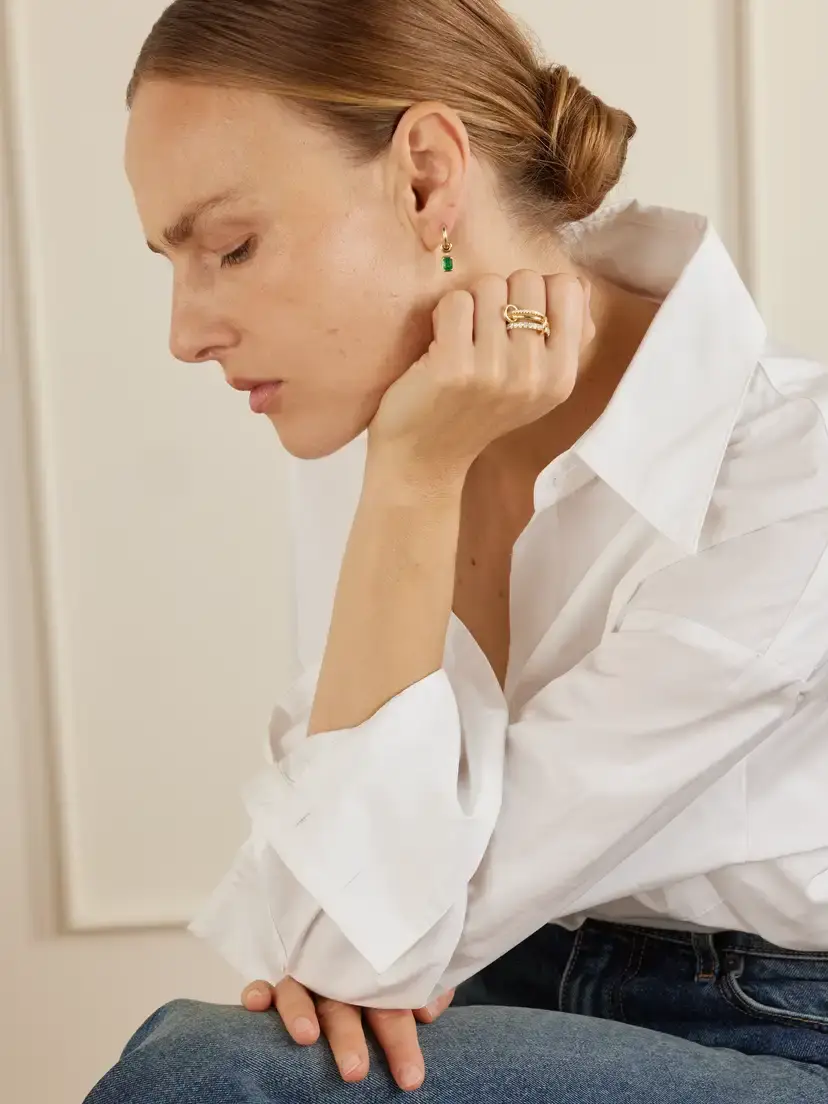 Spinelli Kilcollin Norah Set-of-three 18-karat Gold Diamond Rings | Thumbnail 2 Spinelli Kilcollin Norah Set-of-three 18-karat Gold Diamond Rings | Thumbnail 2