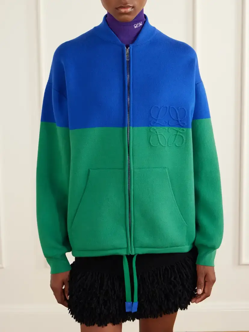 Loewe Anagram-embroidered Cotton-blend Sweatshirt | Thumbnail 3 Loewe Anagram-embroidered Cotton-blend Sweatshirt | Thumbnail 3