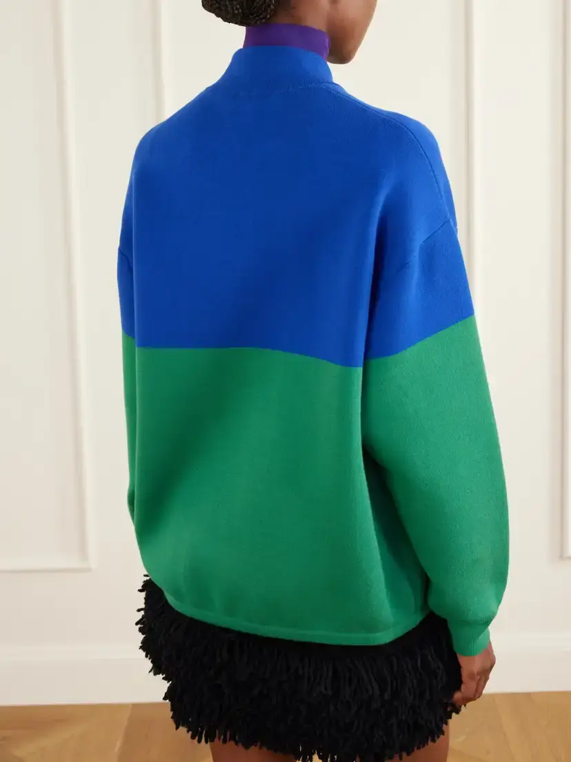 Loewe Anagram-embroidered Cotton-blend Sweatshirt | Thumbnail 4 Loewe Anagram-embroidered Cotton-blend Sweatshirt | Thumbnail 4