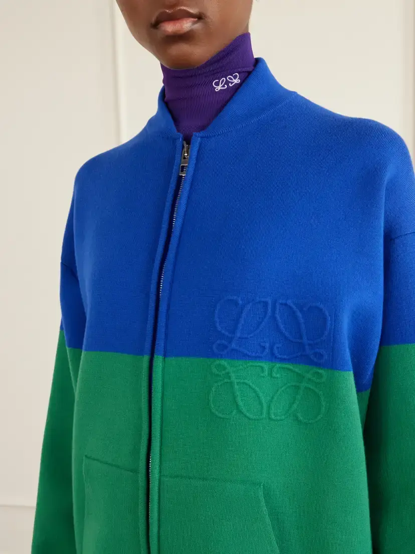 Loewe Anagram-embroidered Cotton-blend Sweatshirt | Thumbnail 5 Loewe Anagram-embroidered Cotton-blend Sweatshirt | Thumbnail 5