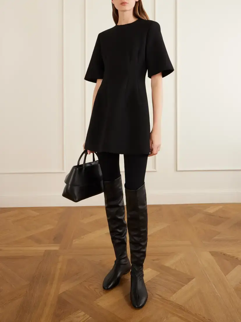 TOTEME Crepe Mini Dress | Thumbnail 2 TOTEME Crepe Mini Dress | Thumbnail 2