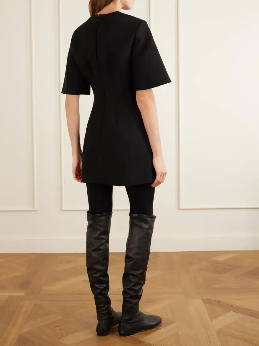 TOTEME Crepe Mini Dress | Thumbnail 3 TOTEME Crepe Mini Dress | Thumbnail 3