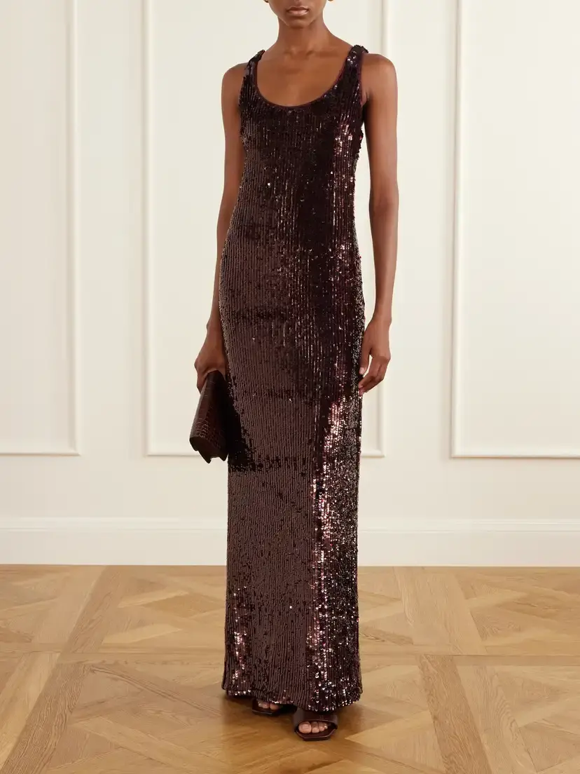 Simkhai Sequined Maxi Dress | Thumbnail 2 Simkhai Sequined Maxi Dress | Thumbnail 2