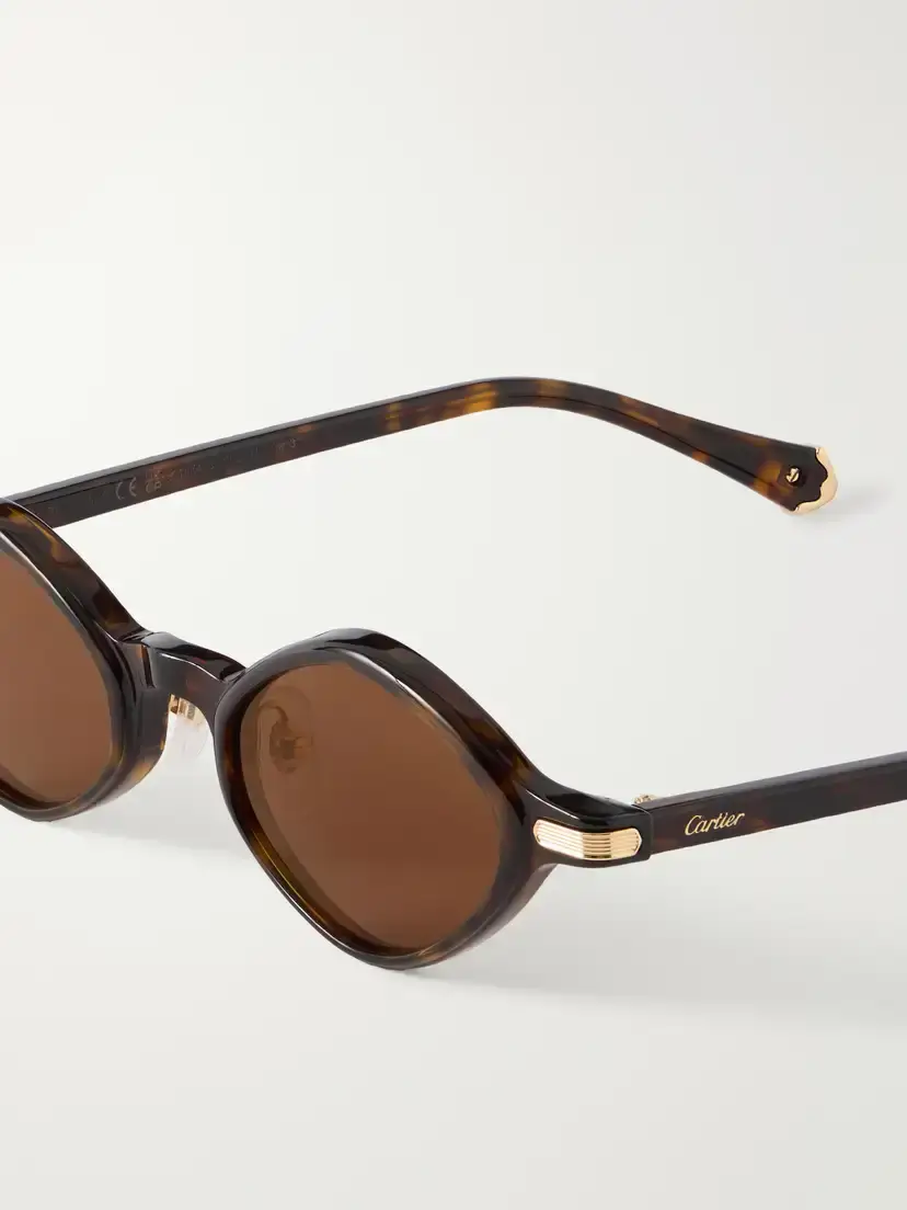 Cartier Eyewear Signature Round-frame Acetate Sunglasses | Thumbnail 4 Cartier Eyewear Signature Round-frame Acetate Sunglasses | Thumbnail 4
