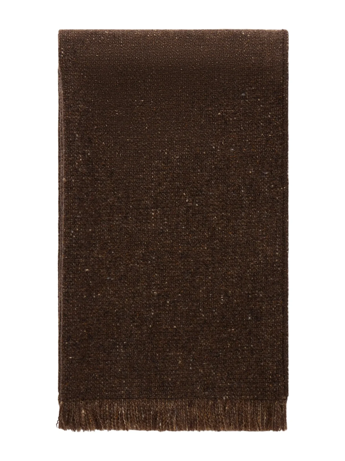 Fringed Wool-blend Scarf