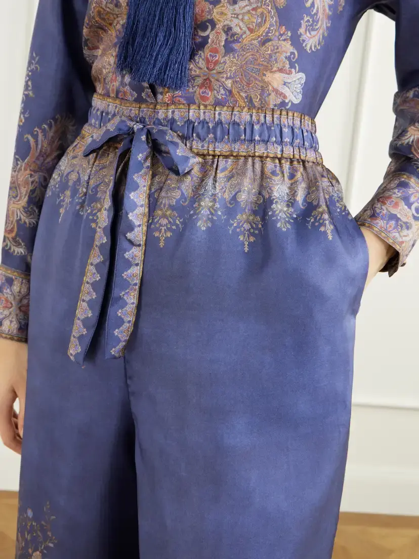 Zimmermann Valiant Printed Silk-twill Wide-leg Pants | Thumbnail 5