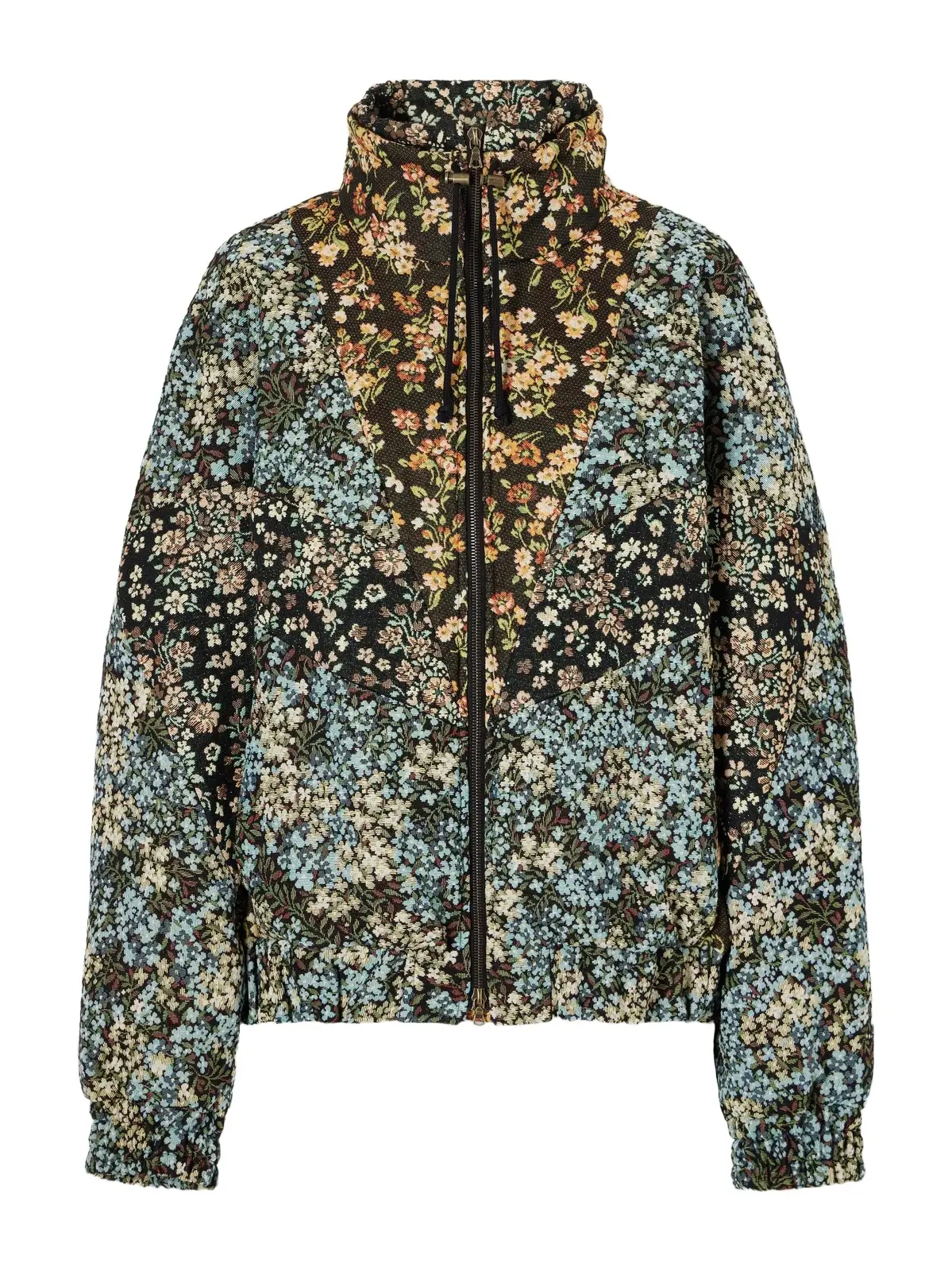 Floral-jacquard Jacket
