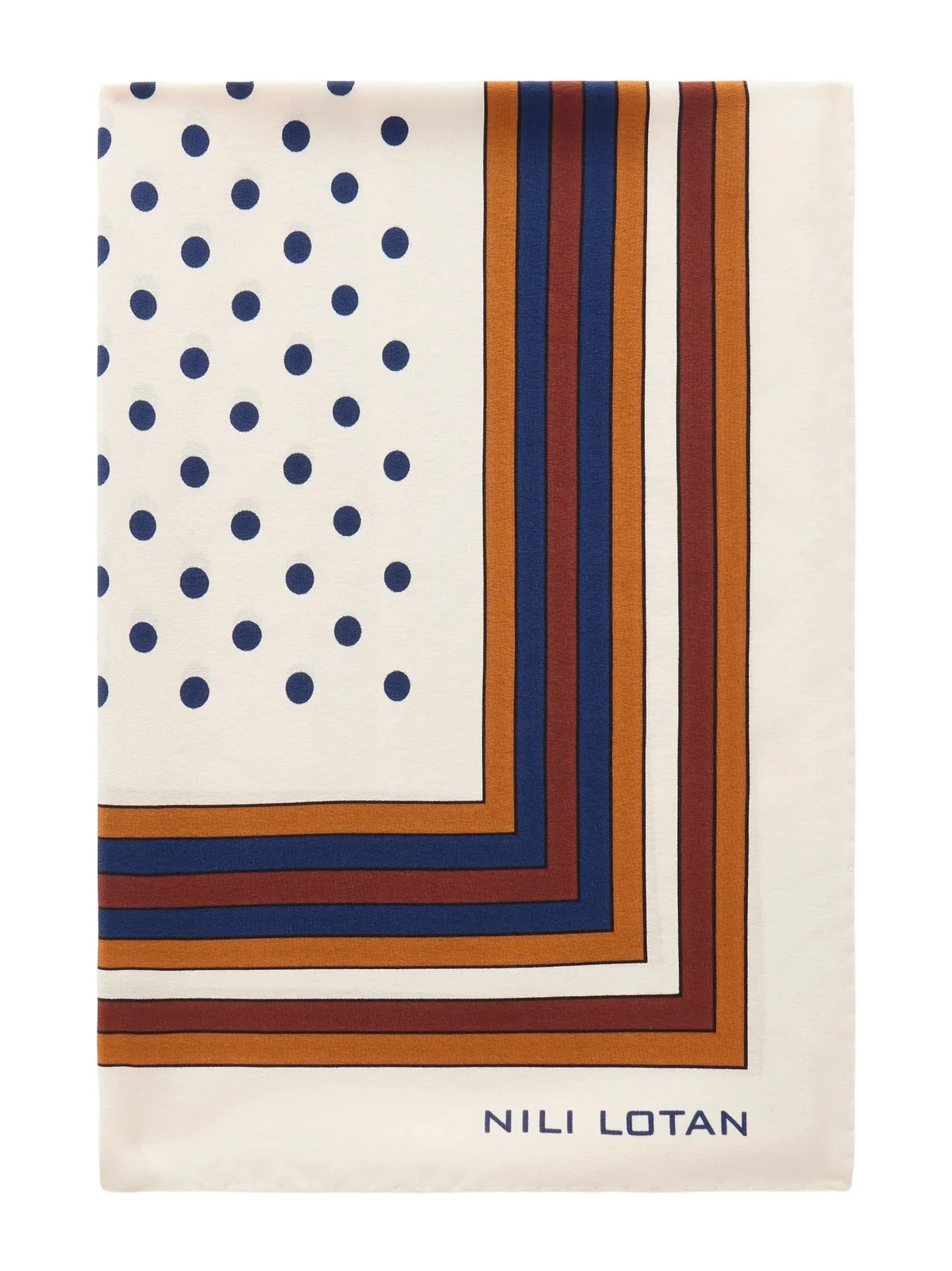 Vintage Polka-dots Silk Scarf Vintage Polka-dots Silk Scarf