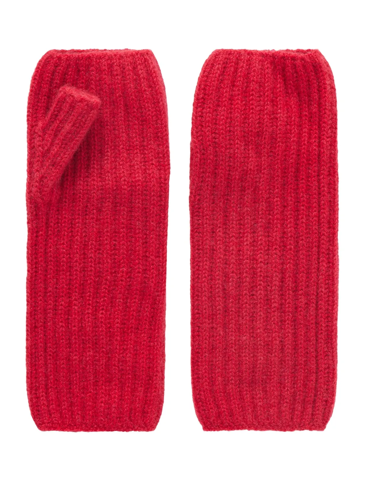 Johnstons of Elgin Della Ribbed-knit Cashmere Gloves