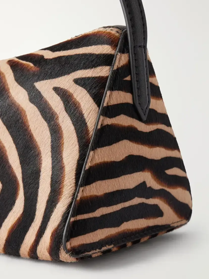 Veronica Beard Ziger Animal-print Calf Hair Shoulder Bag | Thumbnail 5 Veronica Beard Ziger Animal-print Calf Hair Shoulder Bag | Thumbnail 5