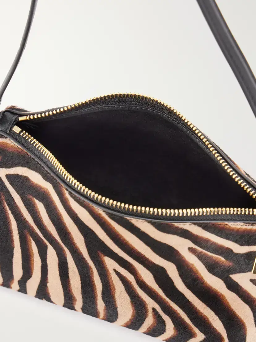 Veronica Beard Ziger Animal-print Calf Hair Shoulder Bag | Thumbnail 6 Veronica Beard Ziger Animal-print Calf Hair Shoulder Bag | Thumbnail 6