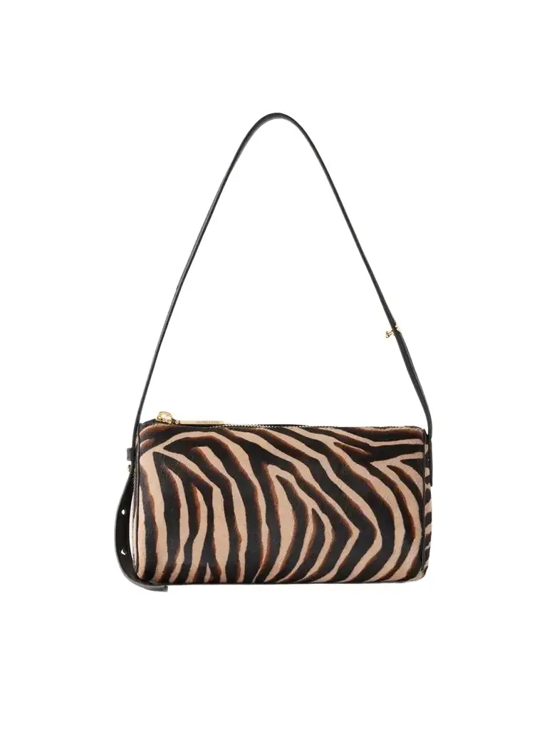 Veronica Beard Ziger Animal-print Calf Hair Shoulder Bag