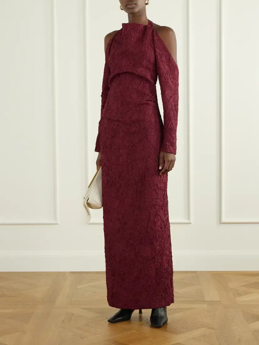Proenza Schouler Lina Open-back Crinkled-silk Maxi Dress | Thumbnail 2 Proenza Schouler Lina Open-back Crinkled-silk Maxi Dress | Thumbnail 2