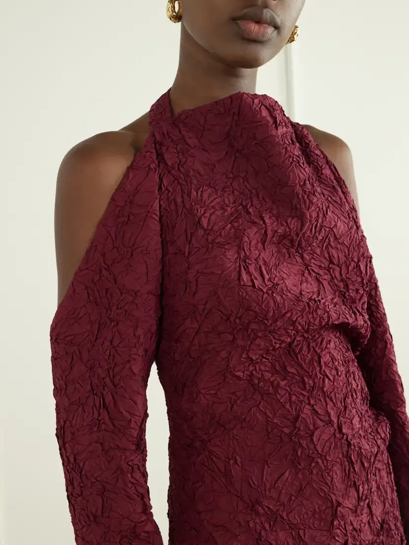 Proenza Schouler Lina Open-back Crinkled-silk Maxi Dress | Thumbnail 4 Proenza Schouler Lina Open-back Crinkled-silk Maxi Dress | Thumbnail 4