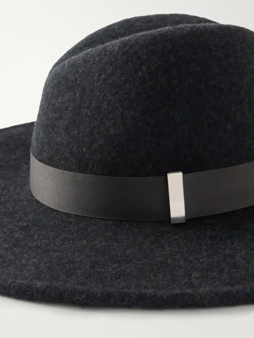 Gigi Burris Jeanne Satin-trimmed Wool And Cotton-blend Felt Hat | Thumbnail 3 Gigi Burris Jeanne Satin-trimmed Wool And Cotton-blend Felt Hat | Thumbnail 3