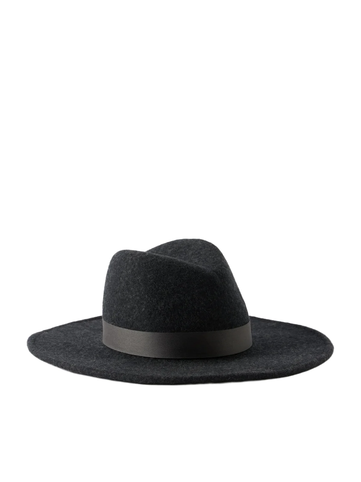 Jeanne Satin-trimmed Wool And Cotton-blend Felt Hat