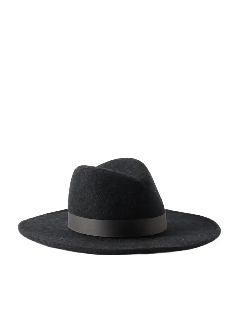 Gigi Burris Jeanne Satin-trimmed Wool And Cotton-blend Felt Hat | Image 1 Gigi Burris Jeanne Satin-trimmed Wool And Cotton-blend Felt Hat | Image 1