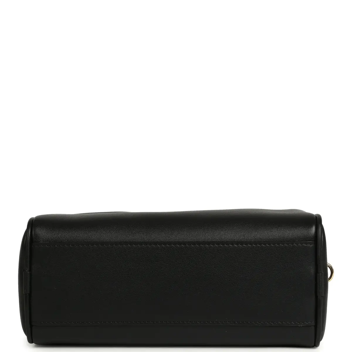Chanel Chanel Mini Bowling Bag with Strap Black Calfskin Gold Hardware | Thumbnail 6
