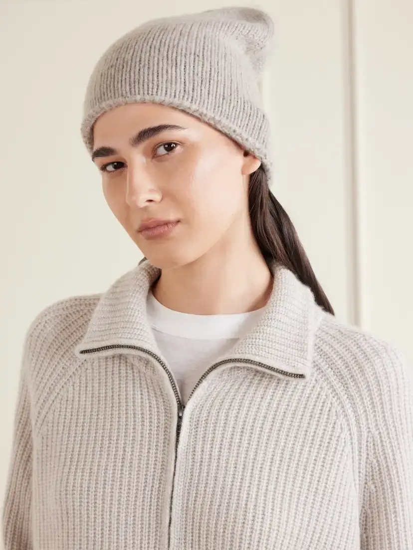 Johnstons of Elgin Tiree Cashmere Beanie | Thumbnail 2 Johnstons of Elgin Tiree Cashmere Beanie | Thumbnail 2