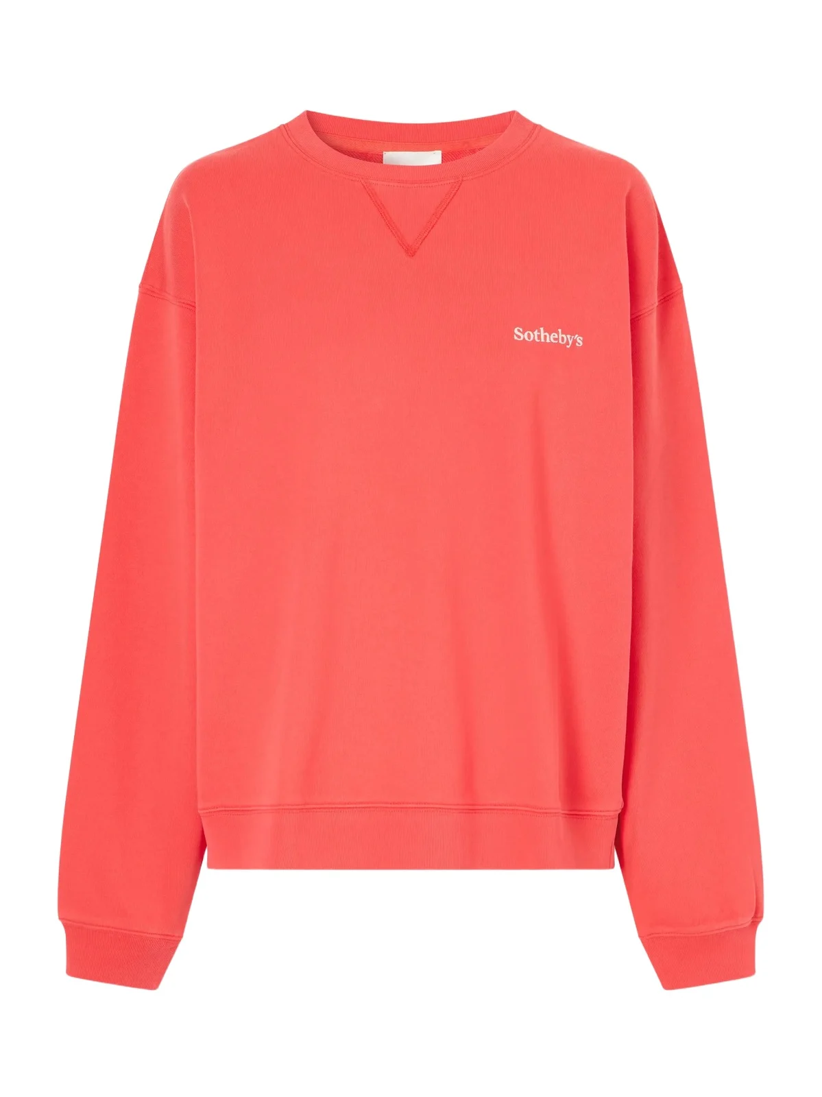Frame + Sotheby's Logo-embroidered Cotton-jersey Sweatshirt