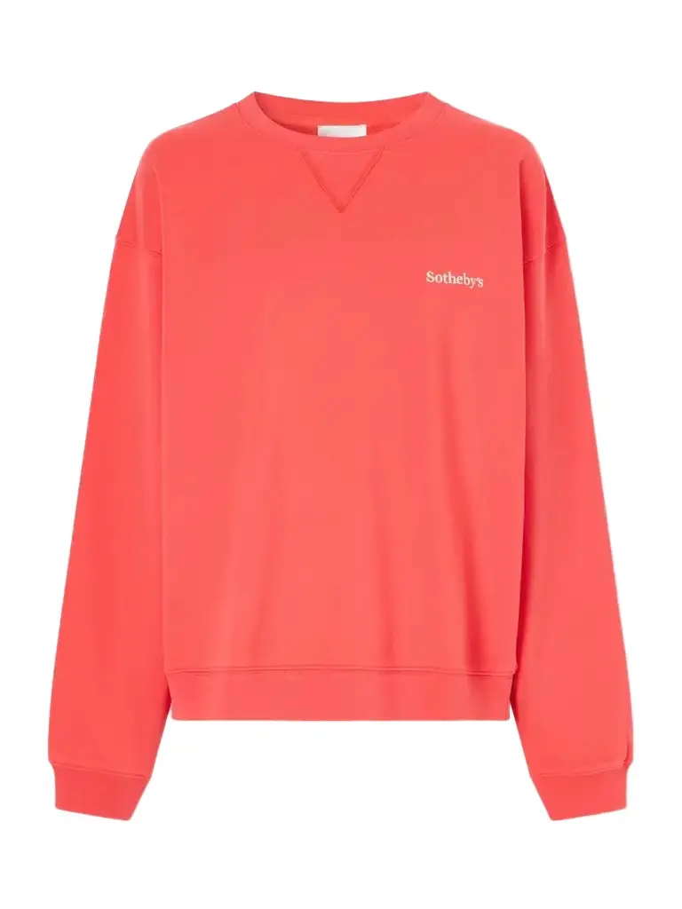 Frame + Sotheby's Logo-embroidered Cotton-jersey Sweatshirt | Image 1 Frame + Sotheby's Logo-embroidered Cotton-jersey Sweatshirt | Image 1