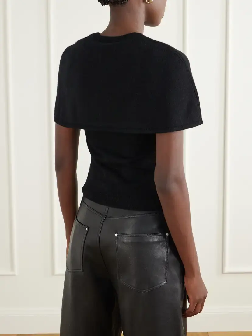 Simkhai Yuki Cape-effect Cashmere Top | Thumbnail 4