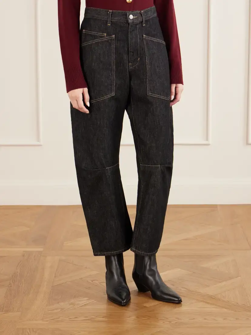 Nili Lotan Shon Mid Rise Barrel-leg Jeans | Thumbnail 3 Nili Lotan Shon Mid Rise Barrel-leg Jeans | Thumbnail 3