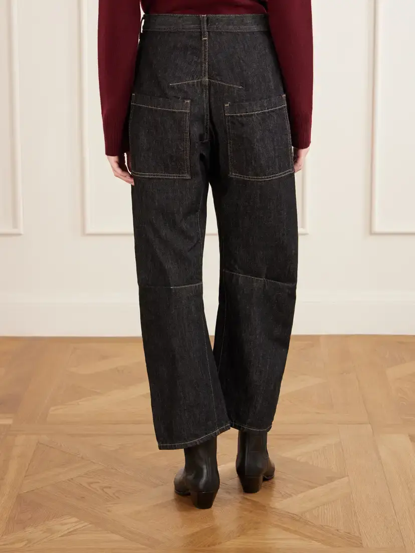 Nili Lotan Shon Mid Rise Barrel-leg Jeans | Thumbnail 4 Nili Lotan Shon Mid Rise Barrel-leg Jeans | Thumbnail 4