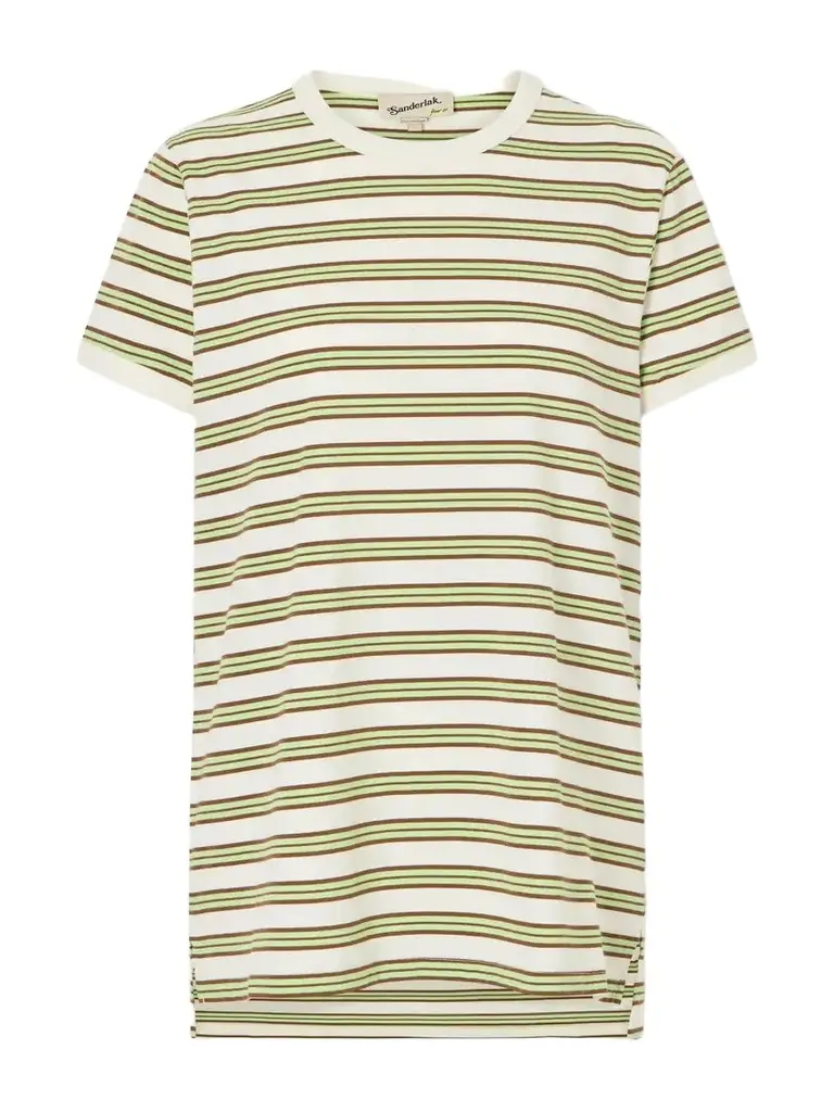 Sanderlak Striped Cotton-jersey T-shirt | Image 1 Sanderlak Striped Cotton-jersey T-shirt | Image 1