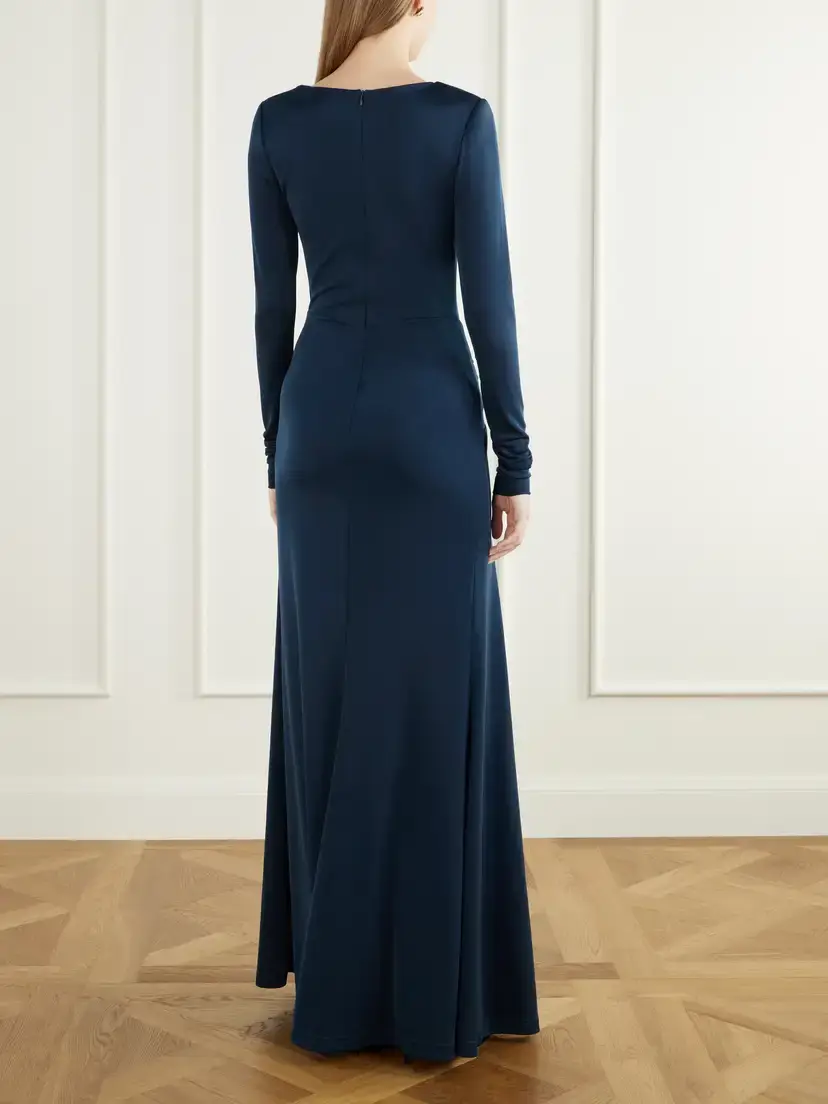 Rebecca Vallance Kiana Embellished Gathered Stretch Gown | Thumbnail 3 Rebecca Vallance Kiana Embellished Gathered Stretch Gown | Thumbnail 3