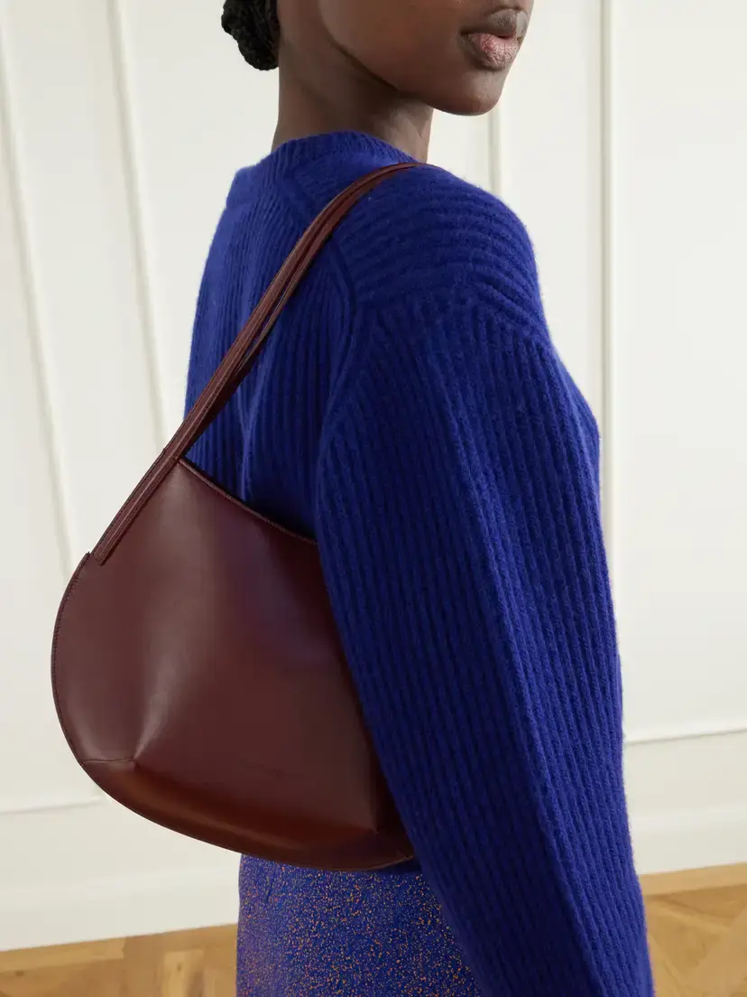 Jil Sander Kante Leather Shoulder Bag | Thumbnail 2