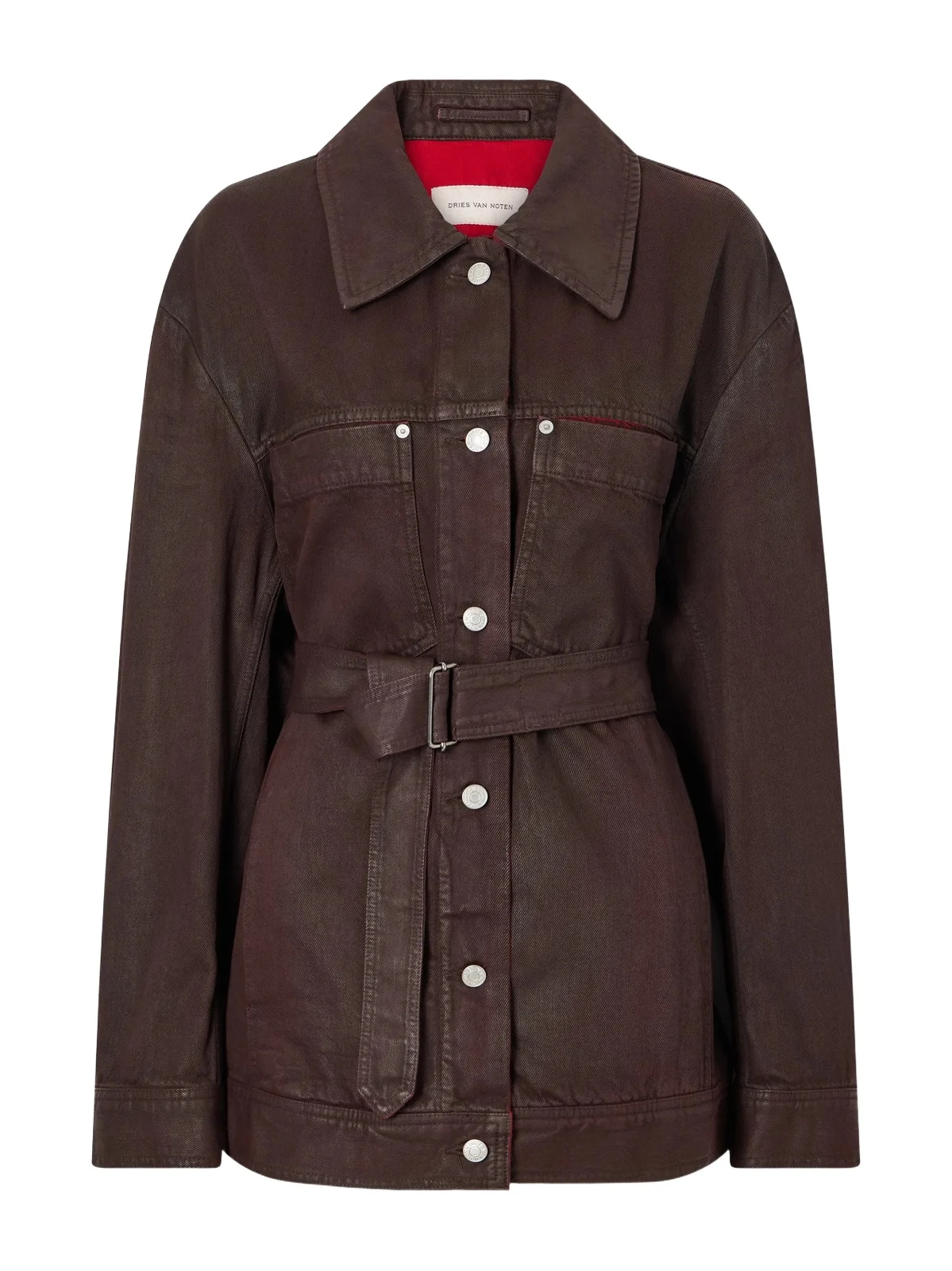 Belted Denim Jacket Belted Denim Jacket
