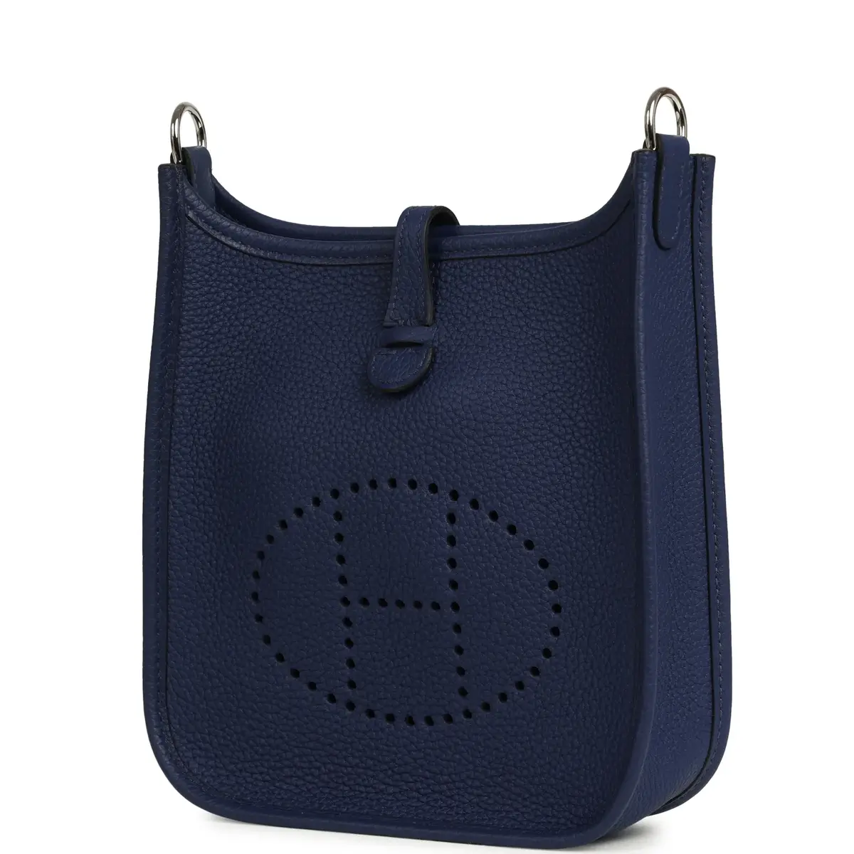 HERMÈS Hermes Evelyne TPM Bleu Saphir Clemence Palladium Hardware | Thumbnail 5 HERMÈS Hermes Evelyne TPM Bleu Saphir Clemence Palladium Hardware | Thumbnail 5