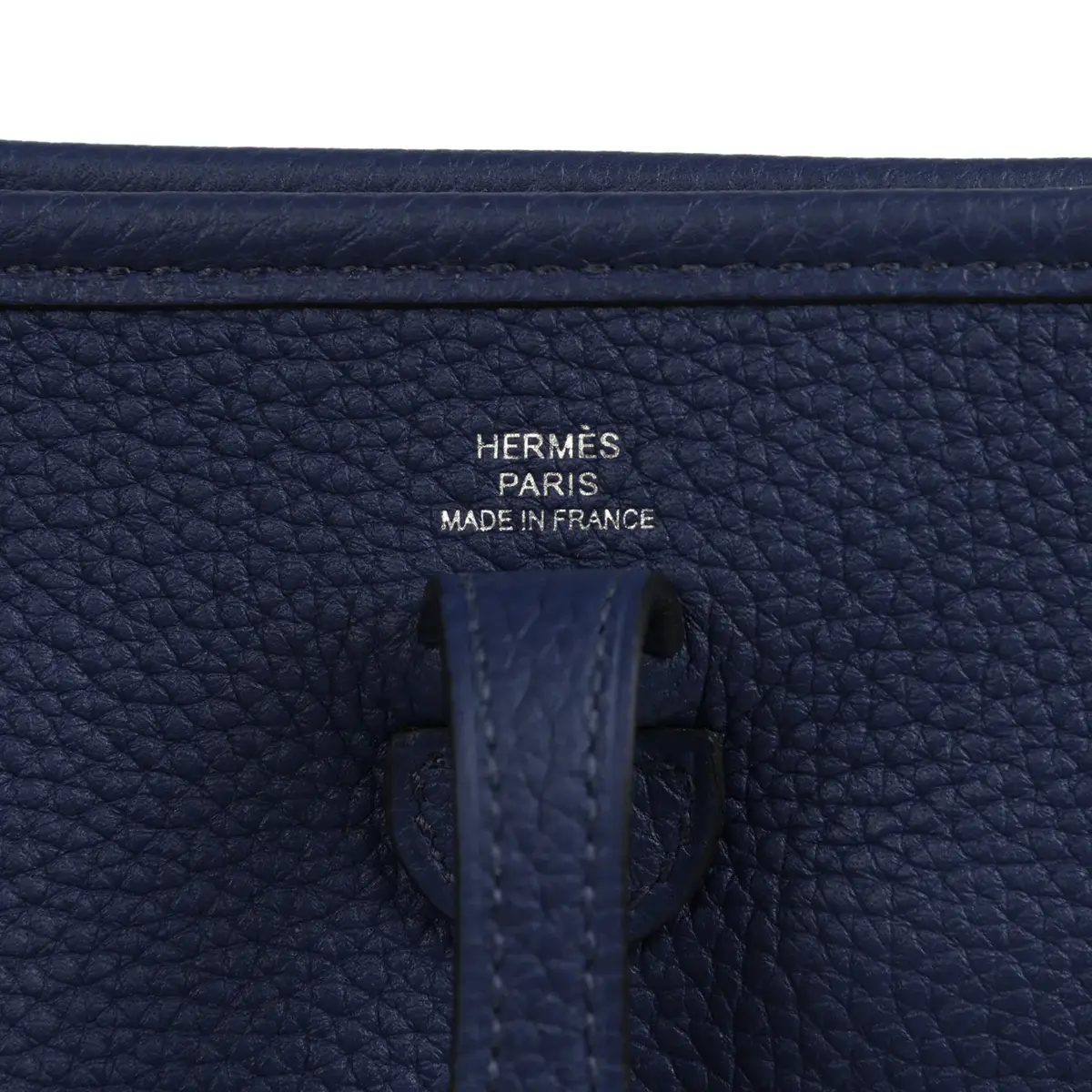 HERMÈS Hermes Evelyne TPM Bleu Saphir Clemence Palladium Hardware | Thumbnail 7 HERMÈS Hermes Evelyne TPM Bleu Saphir Clemence Palladium Hardware | Thumbnail 7