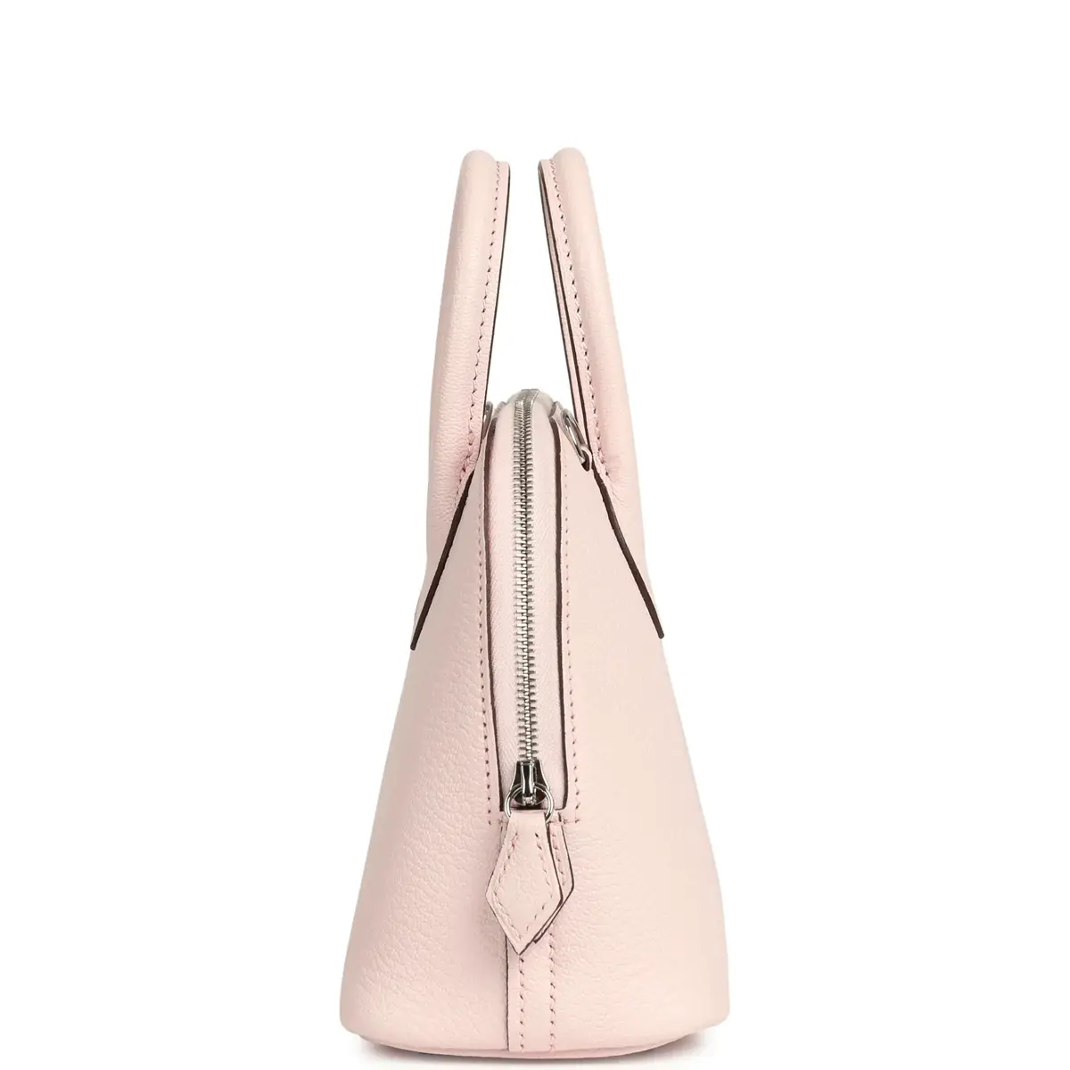 HERMÈS Hermes Mini 1923 Bolide Rose Darling Chevre Mysore Palladium Hardware | Thumbnail 4 HERMÈS Hermes Mini 1923 Bolide Rose Darling Chevre Mysore Palladium Hardware | Thumbnail 4