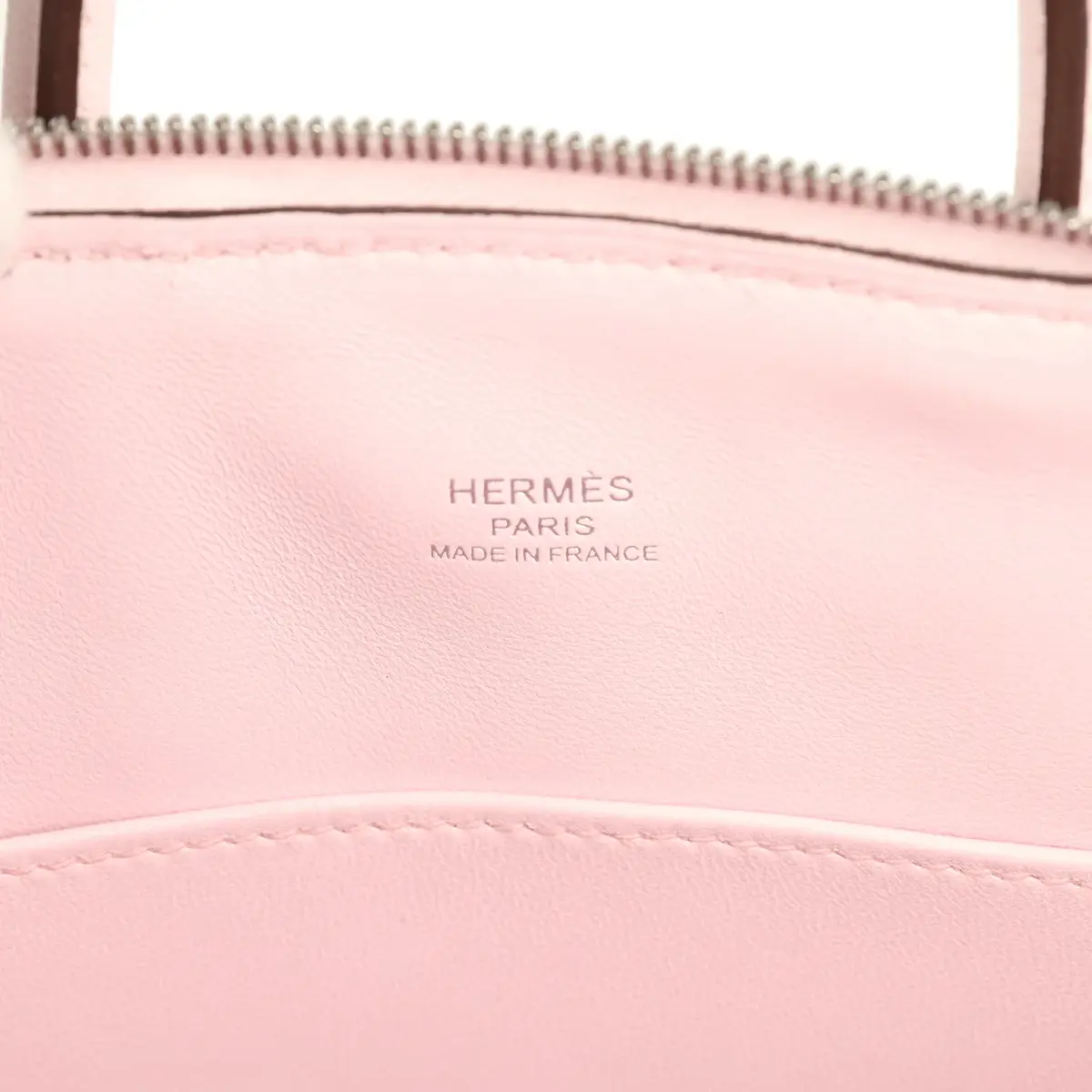 HERMÈS Hermes Mini 1923 Bolide Rose Darling Chevre Mysore Palladium Hardware | Thumbnail 8 HERMÈS Hermes Mini 1923 Bolide Rose Darling Chevre Mysore Palladium Hardware | Thumbnail 8