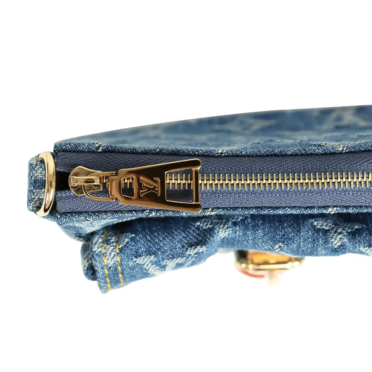 Louis Vuitton Louis Vuitton Cargo Pochette Accessories Blue Denim Monogram Gold Hardware | Thumbnail 6 Louis Vuitton Louis Vuitton Cargo Pochette Accessories Blue Denim Monogram Gold Hardware | Thumbnail 6