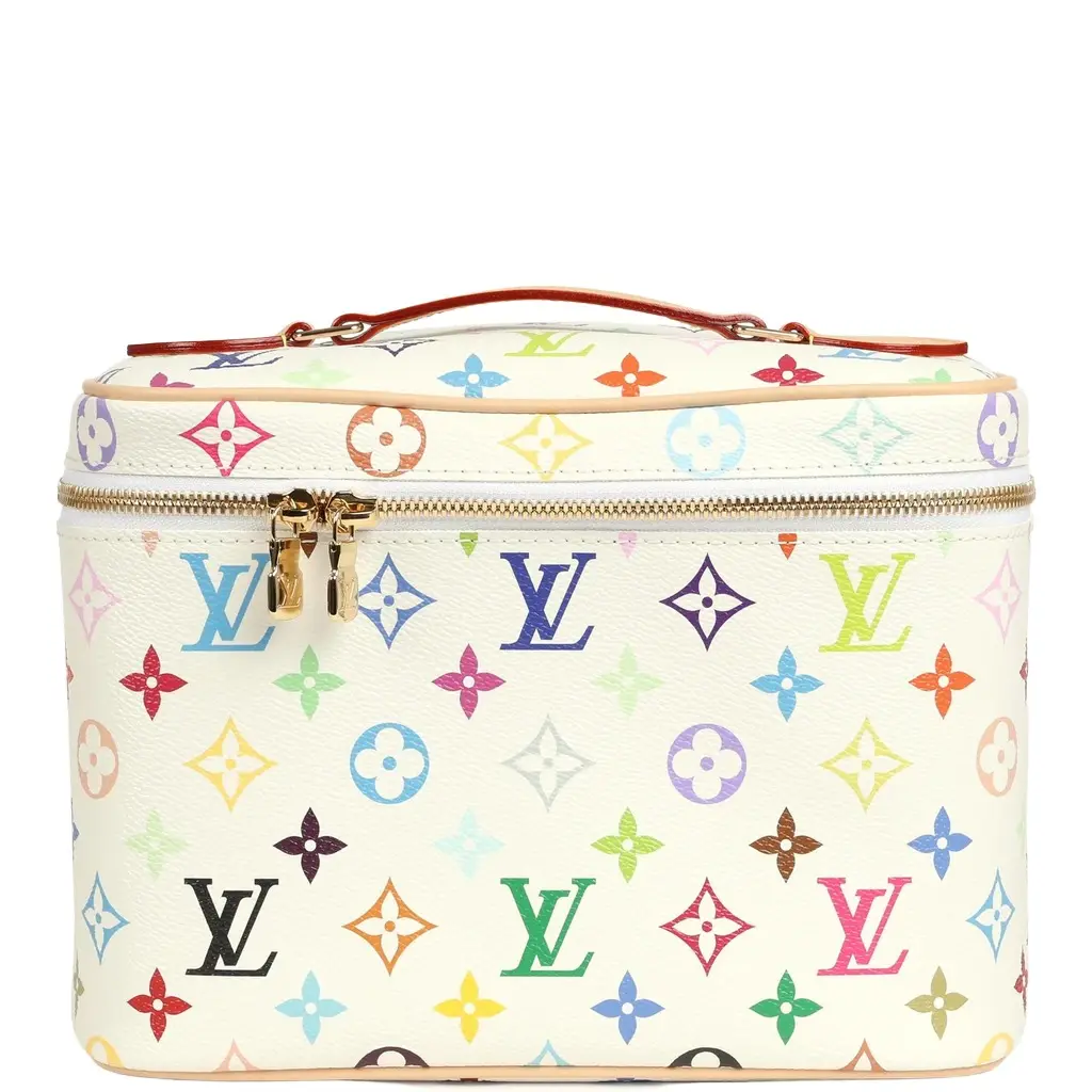 Louis Vuitton Louis Vuitton X Takashi Murakami Nice BB White Multicolor Monogram Gold Hardware | Image 1 Louis Vuitton Louis Vuitton X Takashi Murakami Nice BB White Multicolor Monogram Gold Hardware | Image 1