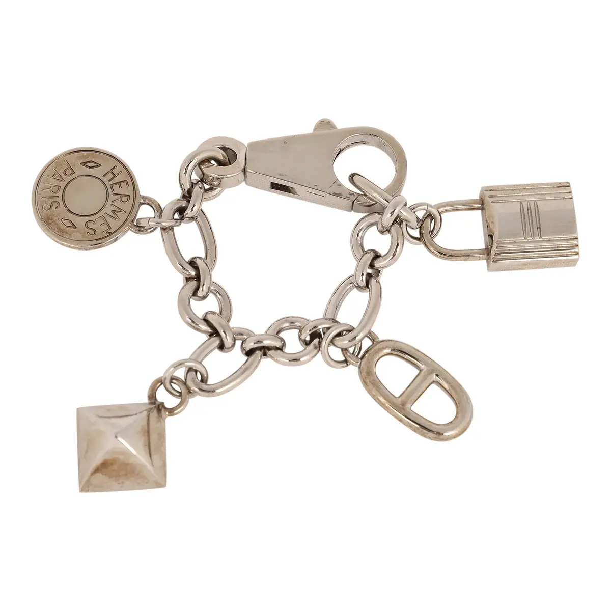 HERMÈS Pre-owned Hermes Amulette Olga Cadena Bag Charm Palladium Hardware | Thumbnail 2