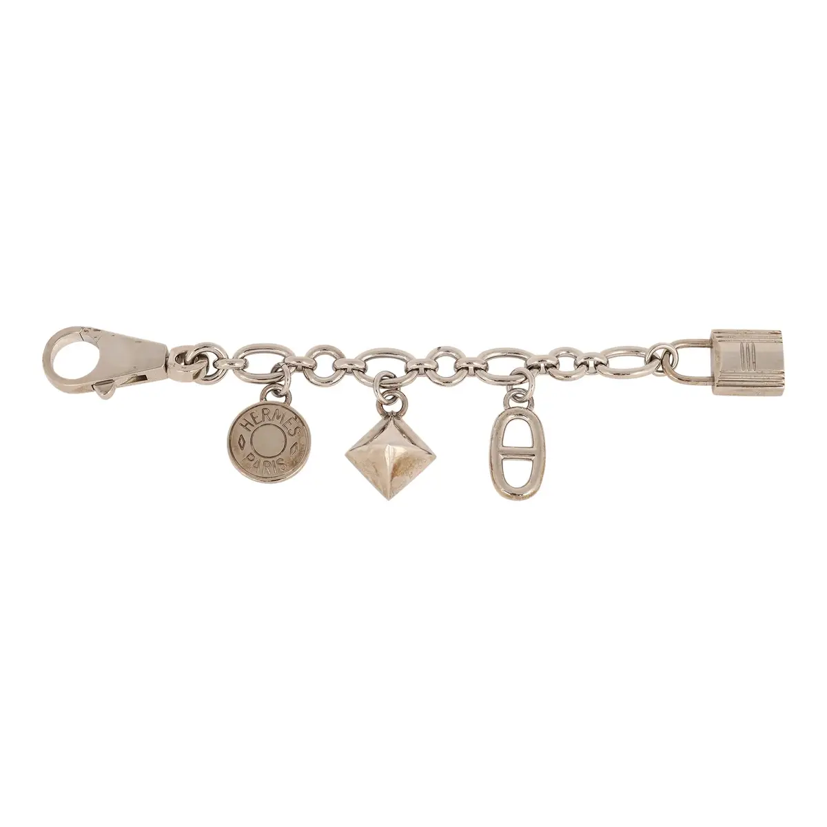 HERMÈS Pre-owned Hermes Amulette Olga Cadena Bag Charm Palladium Hardware | Image 1 HERMÈS Pre-owned Hermes Amulette Olga Cadena Bag Charm Palladium Hardware | Image 1