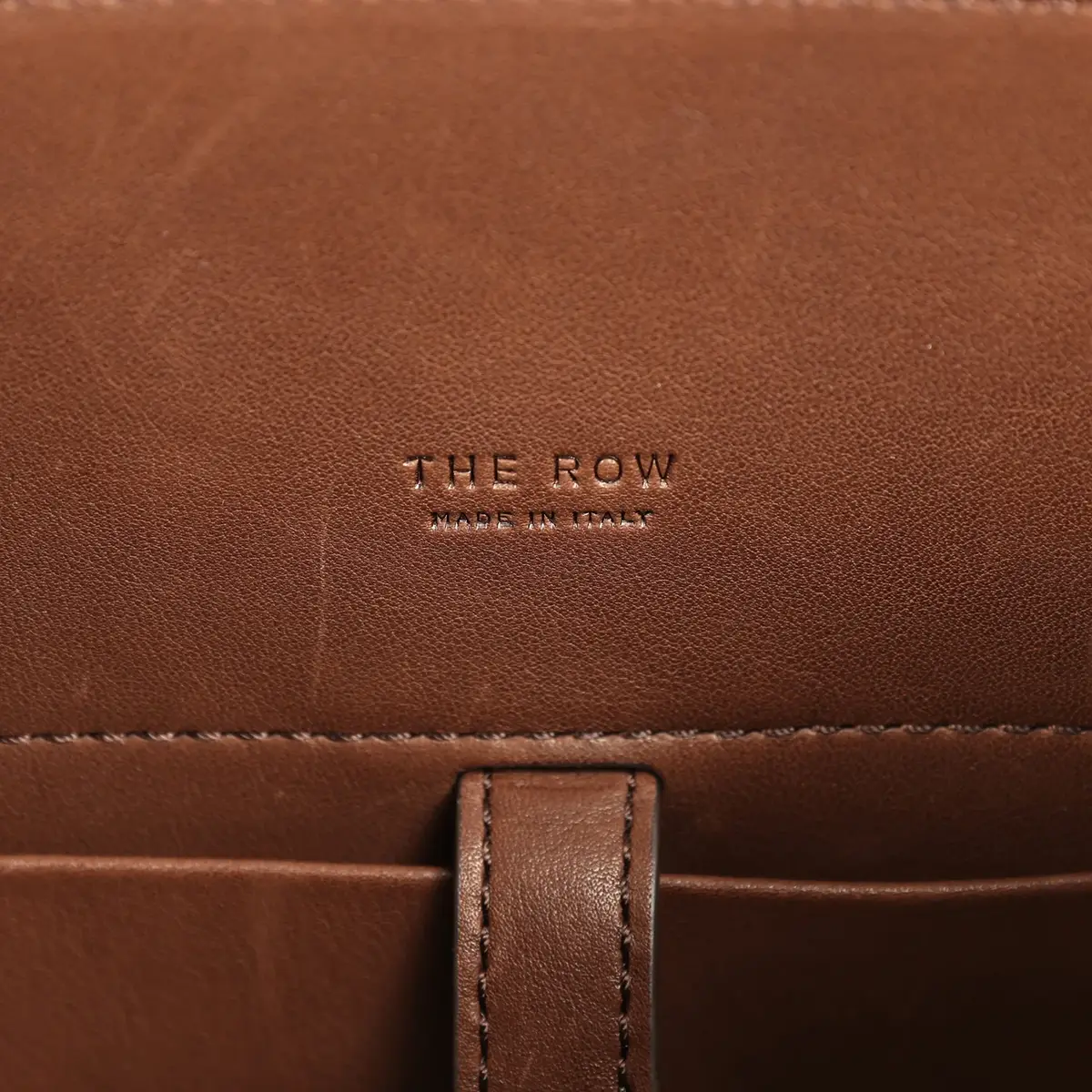 The Row The Row Soft Margaux 10 Deep Brown Saddle Silver Hardware | Thumbnail 9 The Row The Row Soft Margaux 10 Deep Brown Saddle Silver Hardware | Thumbnail 9
