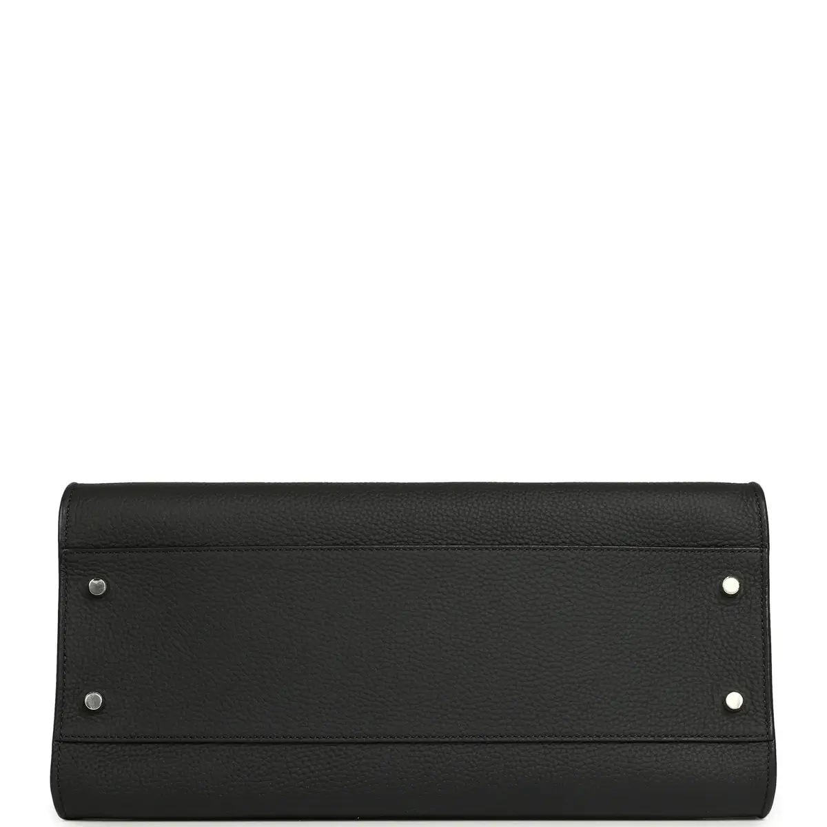 The Row The Row Soft Margaux Shoulder 12 Bag Black Calfskin Silver Hardware | Thumbnail 6 The Row The Row Soft Margaux Shoulder 12 Bag Black Calfskin Silver Hardware | Thumbnail 6