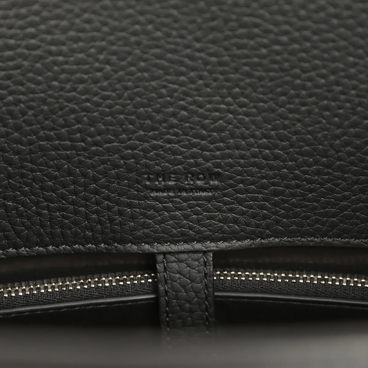 The Row The Row Soft Margaux Shoulder 12 Bag Black Calfskin Silver Hardware | Thumbnail 8 The Row The Row Soft Margaux Shoulder 12 Bag Black Calfskin Silver Hardware | Thumbnail 8